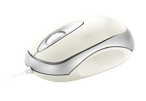 TRUST Mouse ottico cablato Trust Centa Mini bianco